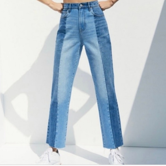 Pacsun split color jeans - Picture 1 of 1